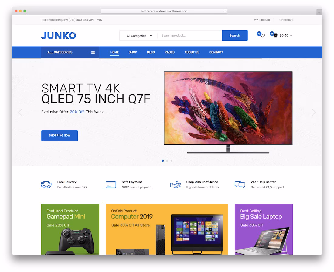 junko wordpress theme