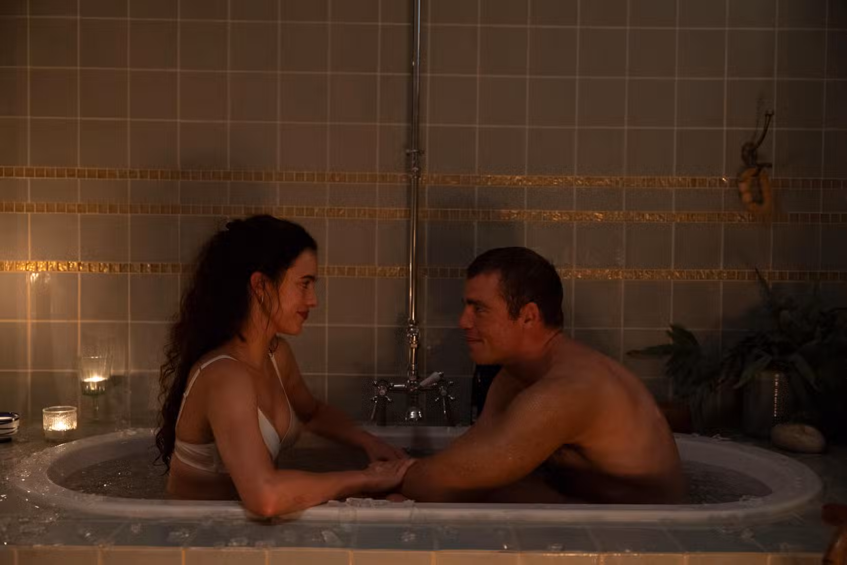 Margaret Qualley and Gabriel Basso in Love of Your Life