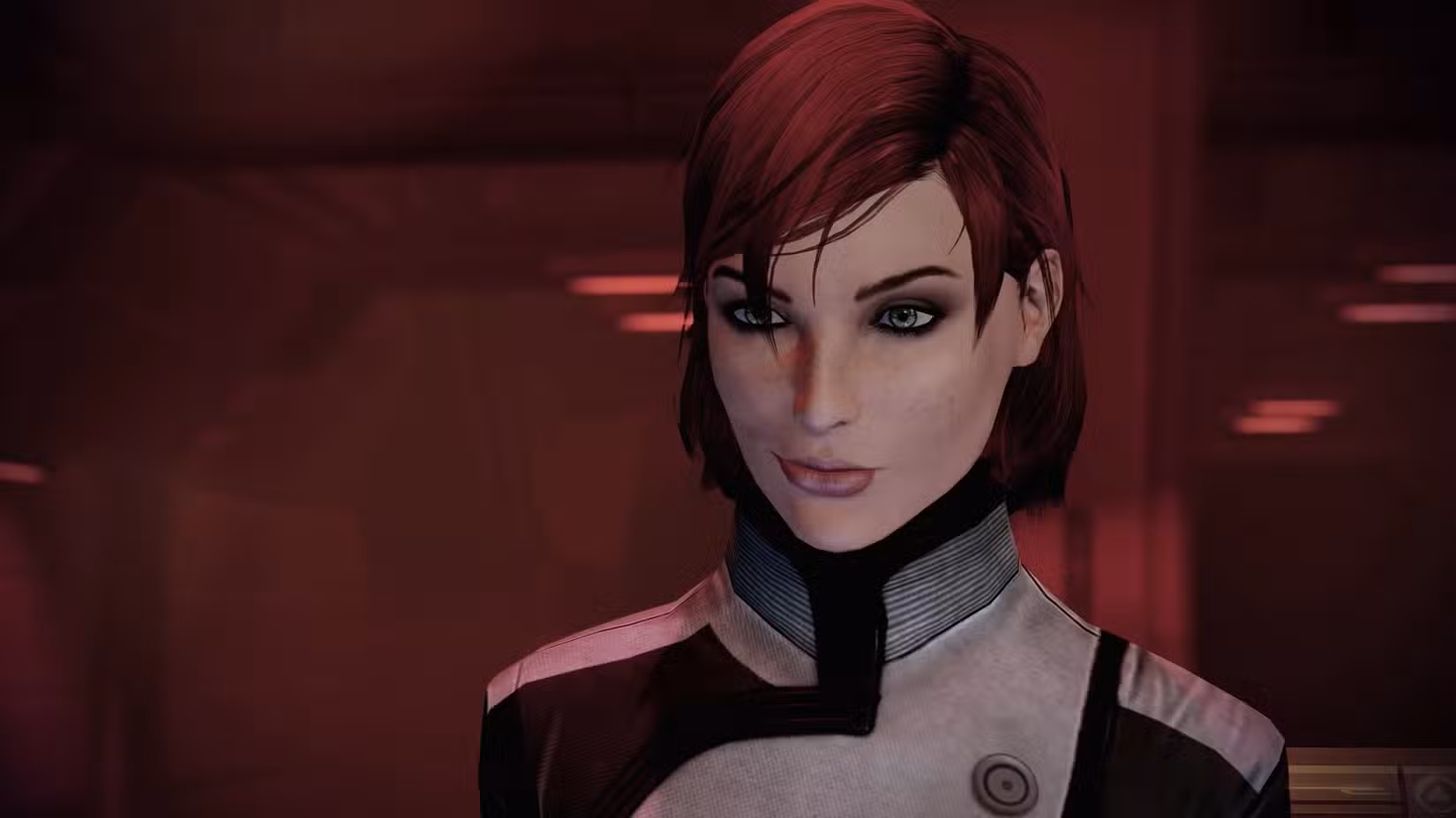 Mass Effect's Commander Shepard in civilian attire