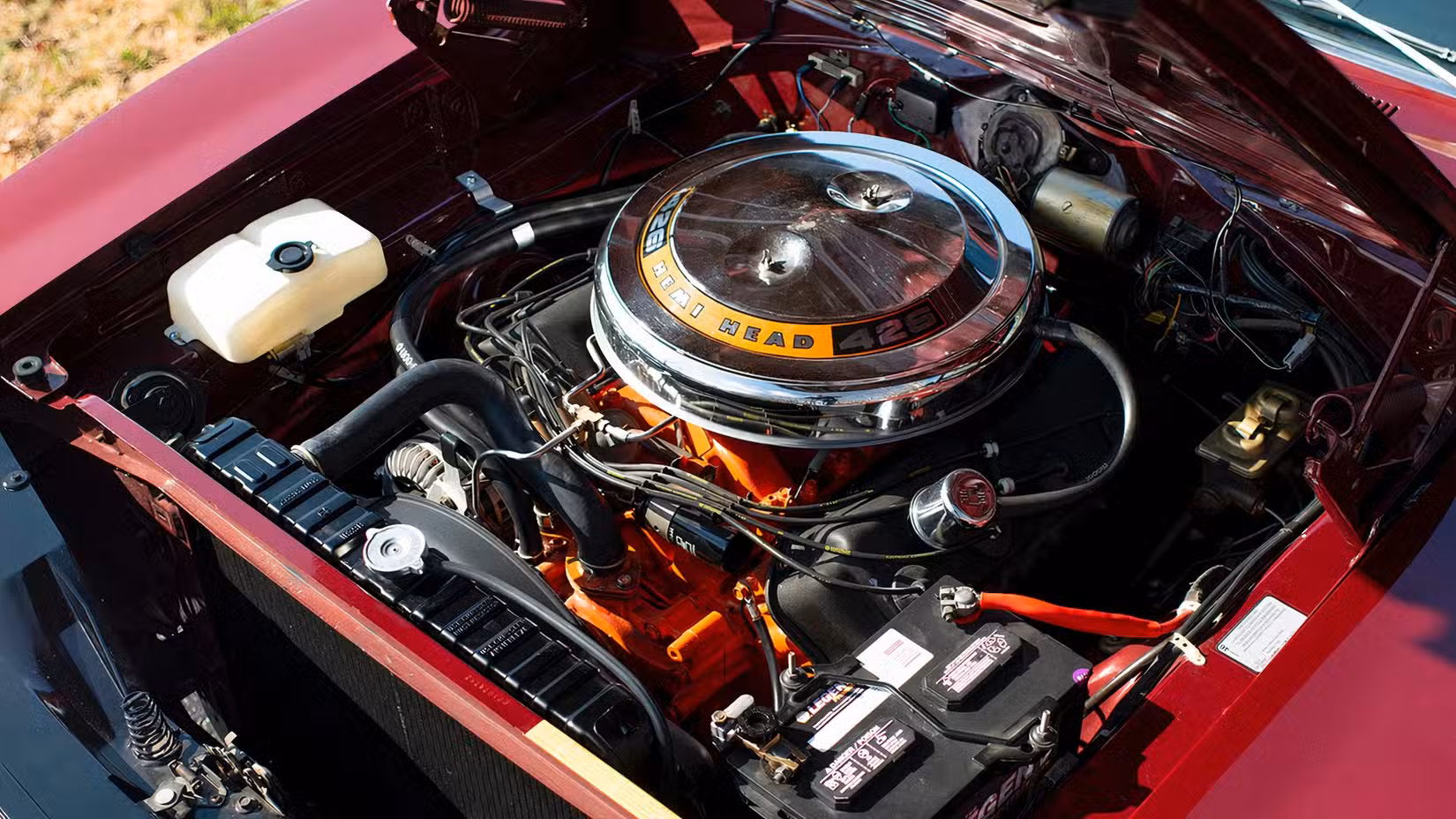 Engine of 1968 Dodge Charger R/T