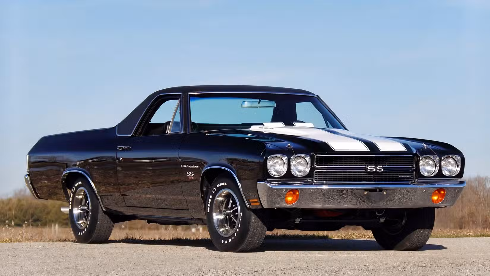 3/4 front view of 1970 Chevrolet El Camino SS 454 LS6