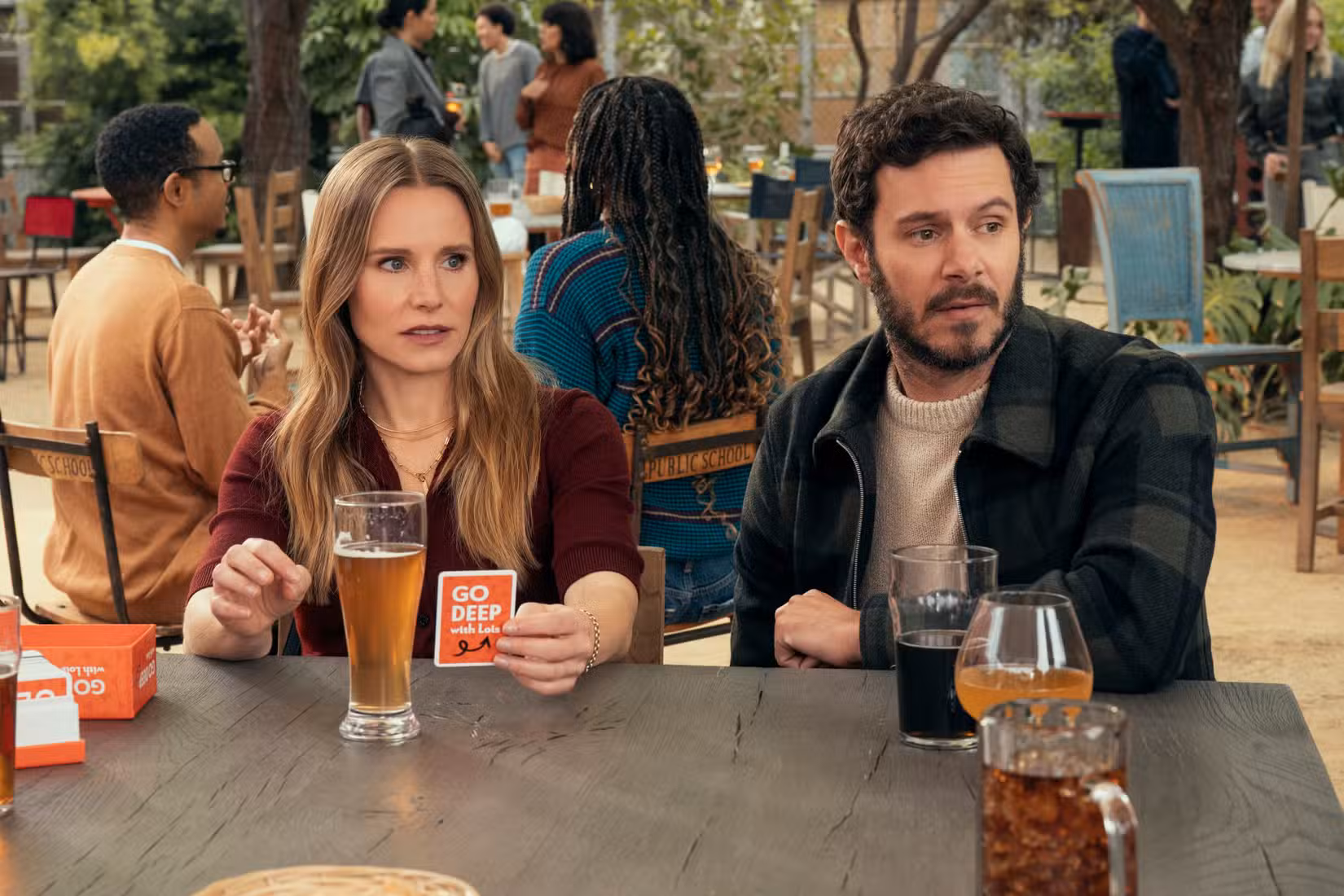 Kristen Bell and Adam Brody in Nobody Wants This
