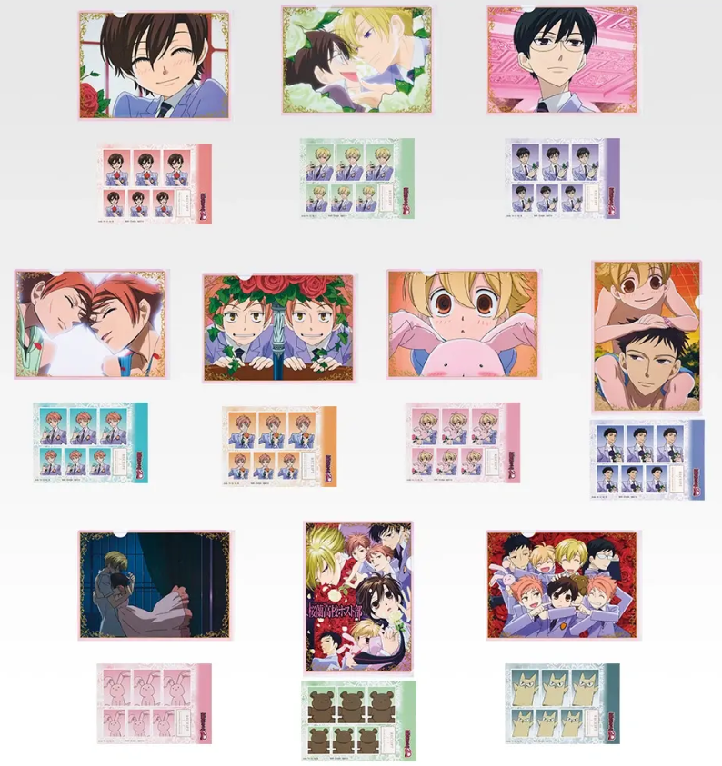 stickers and clear folders