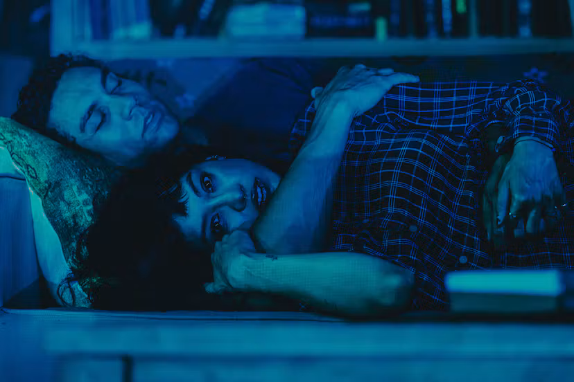The stars of ‘Paranormal Activity’ on Broadway, Travis A. Knight and Cher Álvarez, talk about jump s...