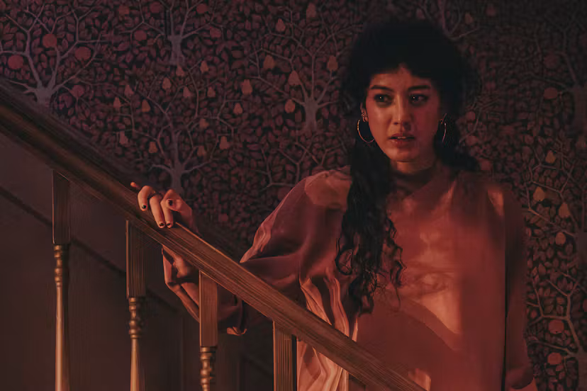 The stars of ‘Paranormal Activity’ on Broadway, Travis A. Knight and Cher Álvarez, talk about jump s...