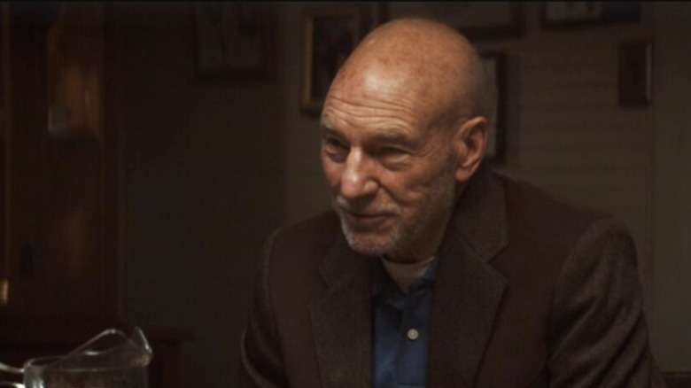 Professor X has a dinner table conversation in Logan