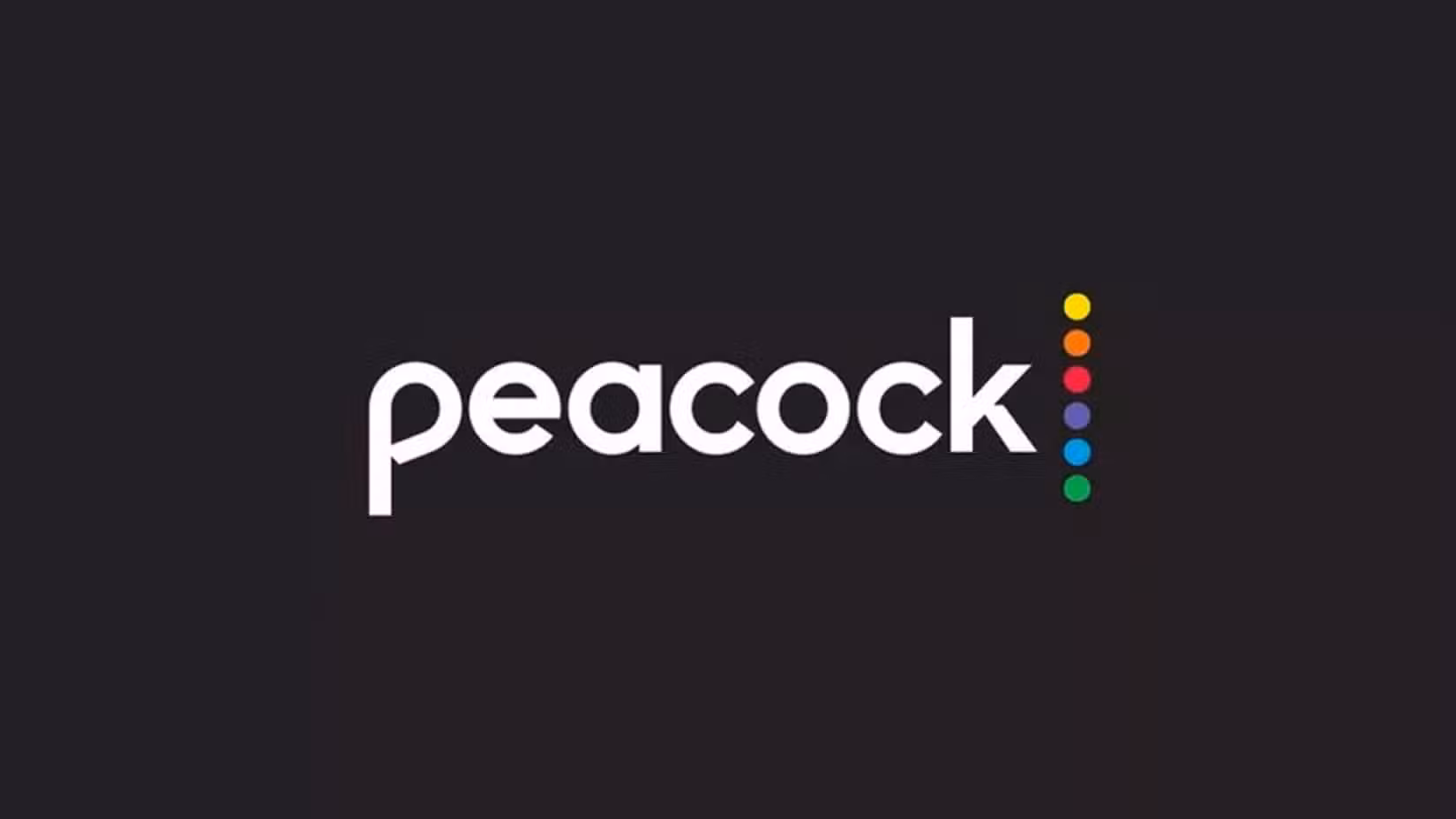 The Peacock Logo against a black backdrop