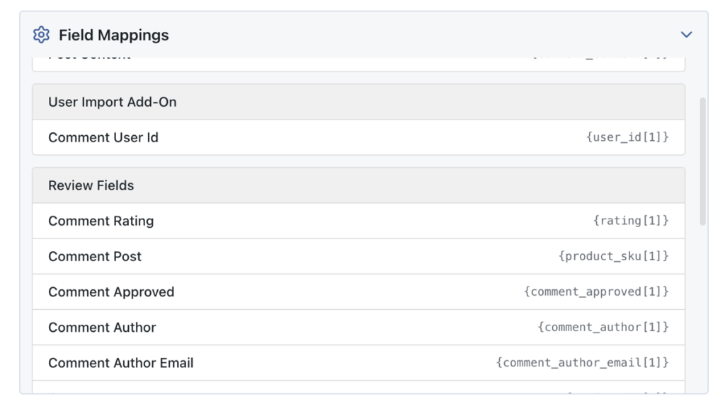 product reviews mapped automatic woocommerce
