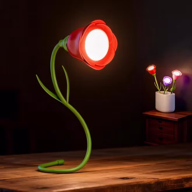 Pulazon Rose Flower Lamp