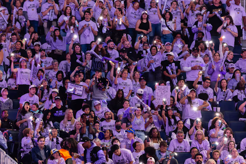 San Francisco’s Chase Center — the home of the Golden State Valkyries, nicknamed Ballhalla — has bee...