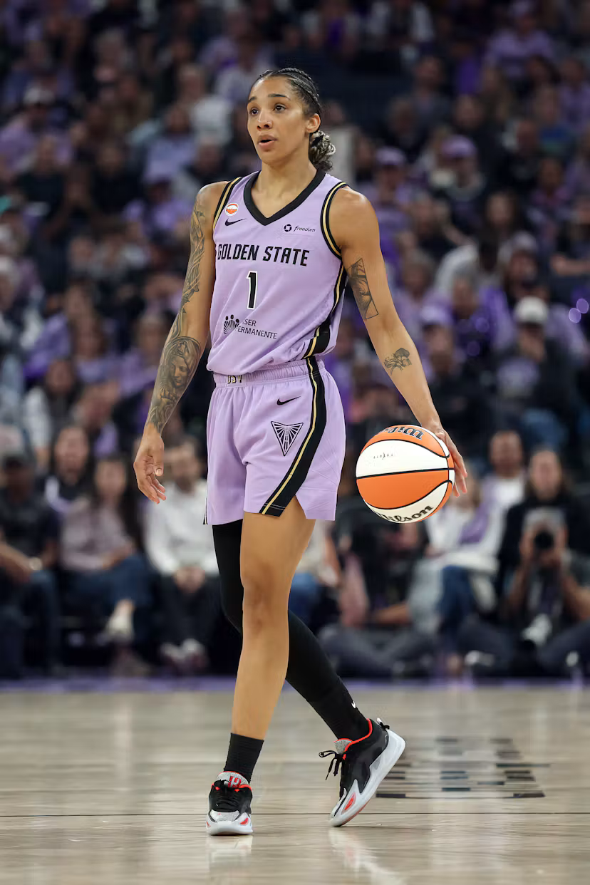 On Oct. 9, Gabby Williams led her team with 16 points (including this clutch shot) and three steals ...