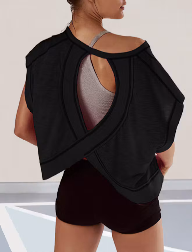 Kumufenc Open Back Tee