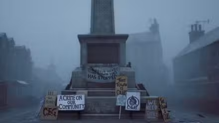 Silent Hill Townfall St Amelia town square