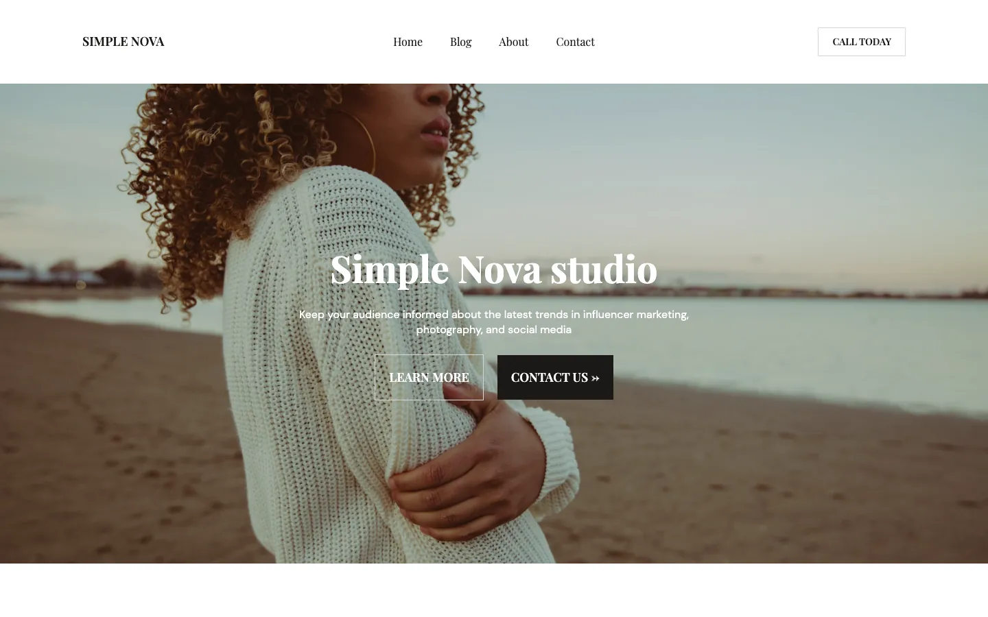 Simple Nova theme demo