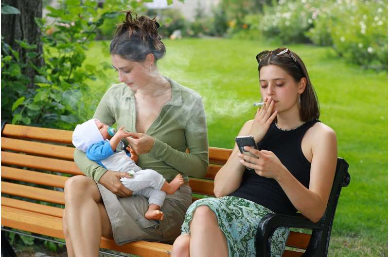 Credit: Ernst-Günther Krause (NID) from Pexels smoking parent