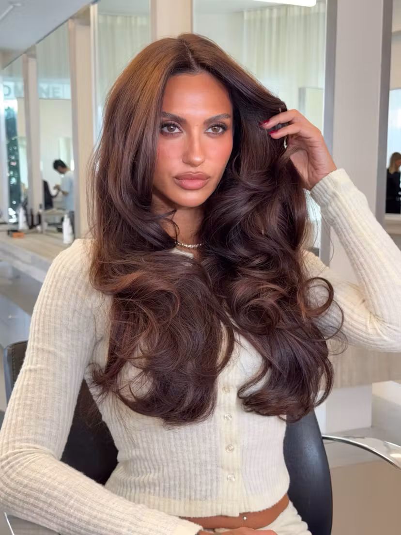 hair oil and hairspray mixing hack