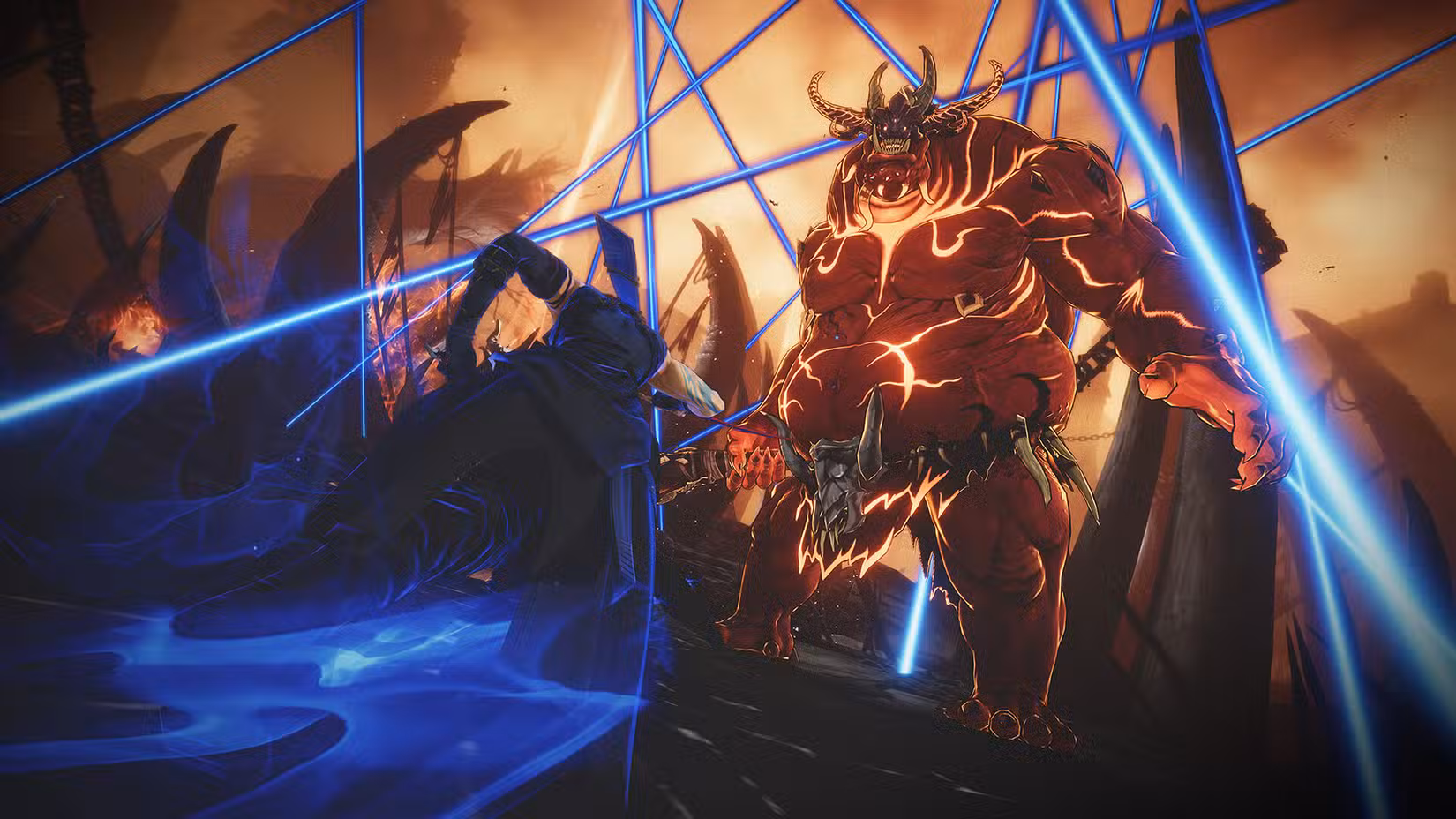 Solo Leveling Arise Overdrive screenshot of main character rushing into battle against enemy