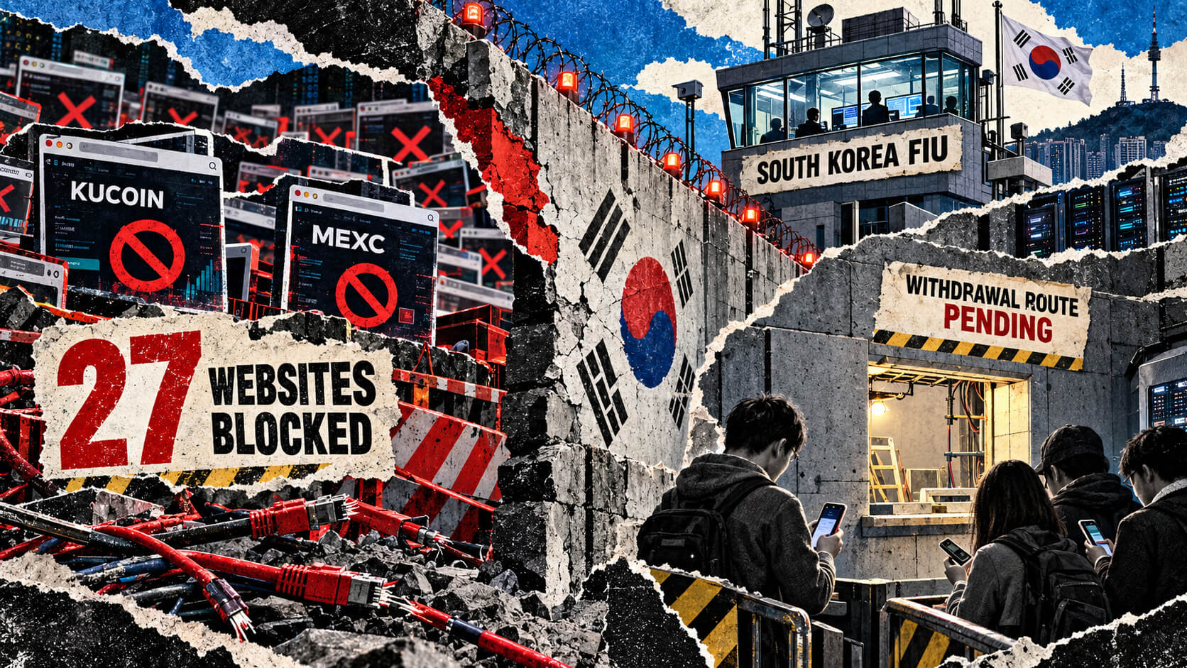 South Korea locks out crypto users as 27 exchange websites go dark
