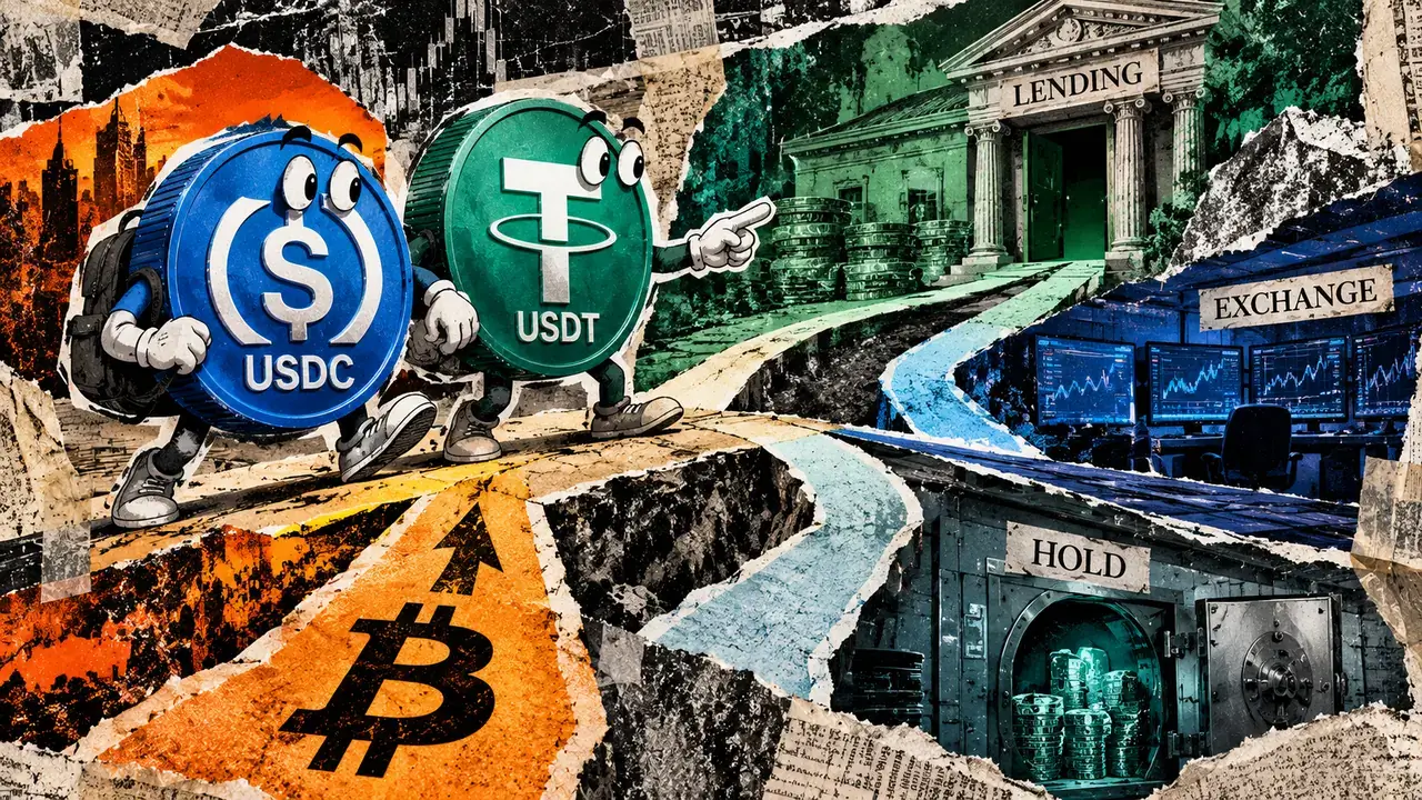USDC and USDT growth diverges after crypto rallies