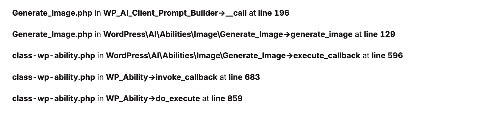 Routing the execution to the AI Client.