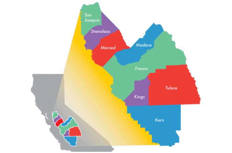 Study identifies geographic cluster of prenatally detected fetal defects in California's San Joaquin Valley