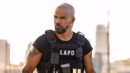 Shemar Moore walks across a rooftop in first look image of S.W.A.T. Exiles