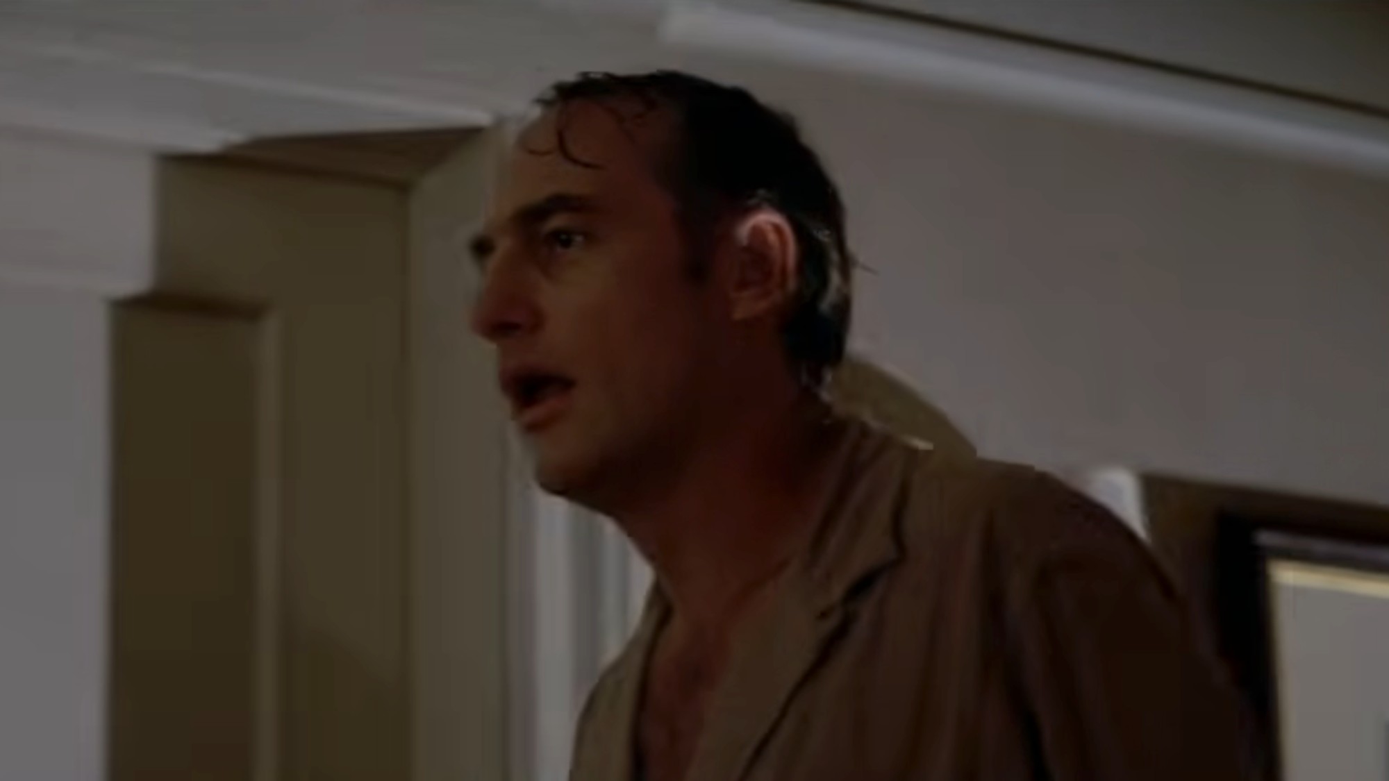 Craig T. Nelson looking very sick and sweaty in Poltergeist II: The Other Side