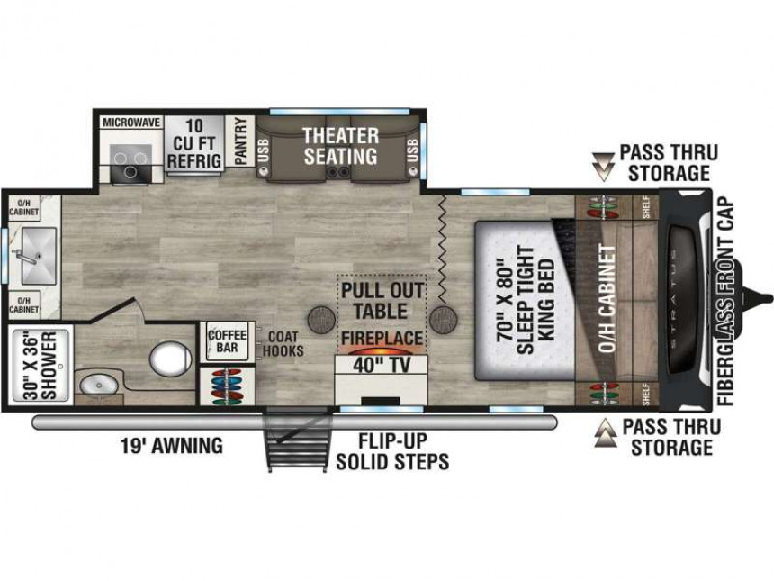 2027 Venture RV Stratus 231VRK travel trailer