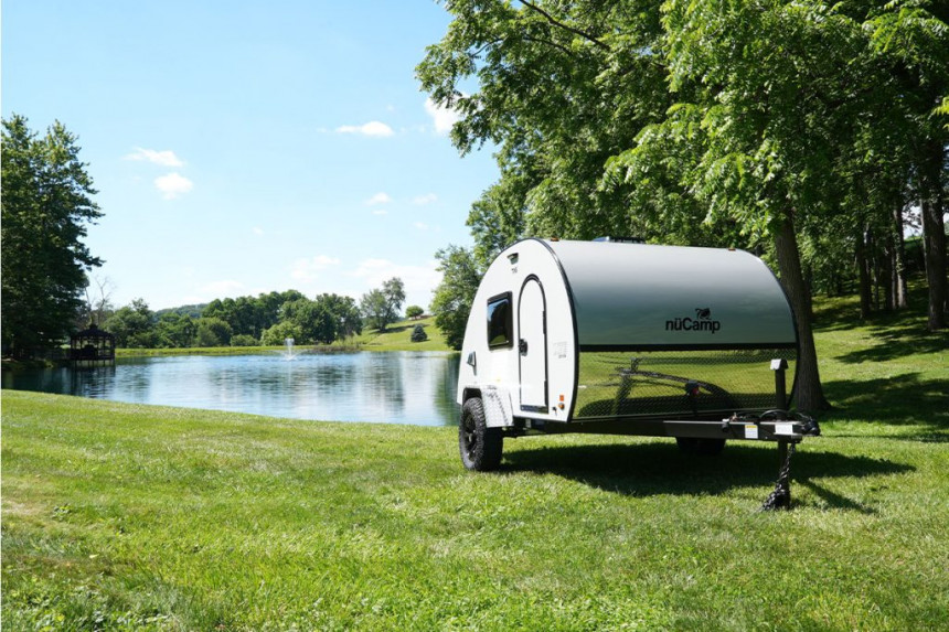 The 2027 TAG XL Lite is the latest addition to the TAG series of teardrop trailers from nuCamp