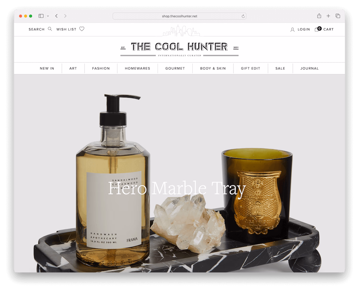 the cool hunter - WooCommerce store example