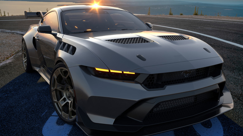 Mustang GTD parked outside