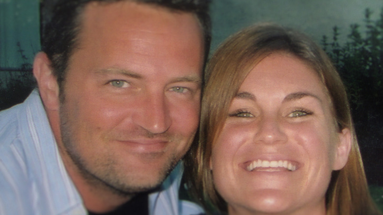 Matthew Perry and his sister Mia Perry Bowick in an archival photo in The One About Matthew Perry