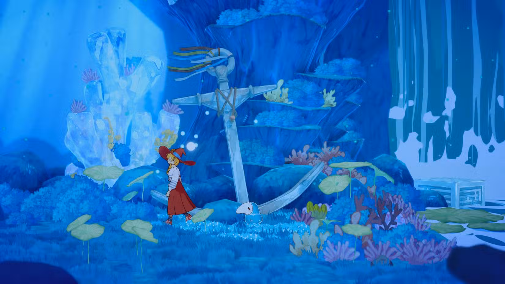 The Witch's Bakery underwater heart palace