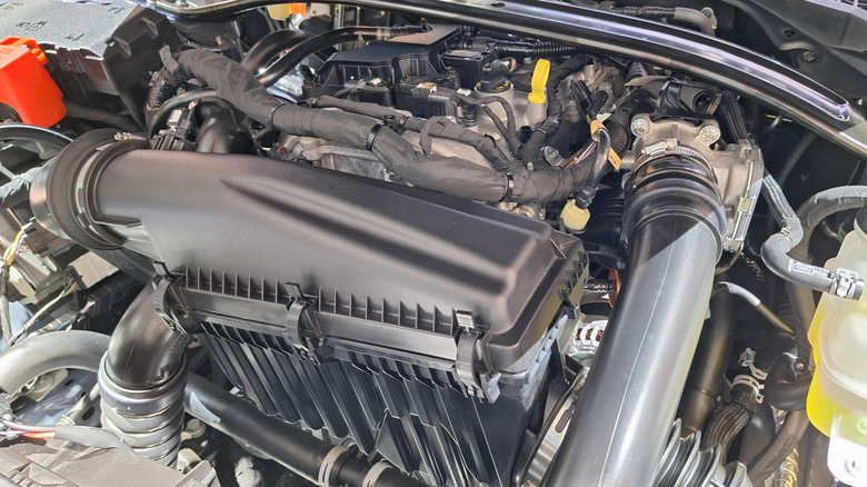 A Ford Mustang with the 2.3-liter EcoBoost engine