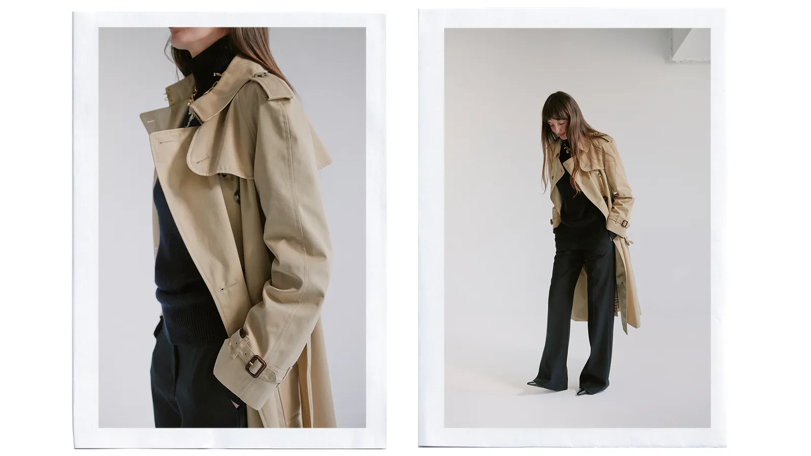 Image may contain Erika Moulet Clothing Coat Overcoat Adult Person Trench Coat Long Sleeve Sleeve and Jacket