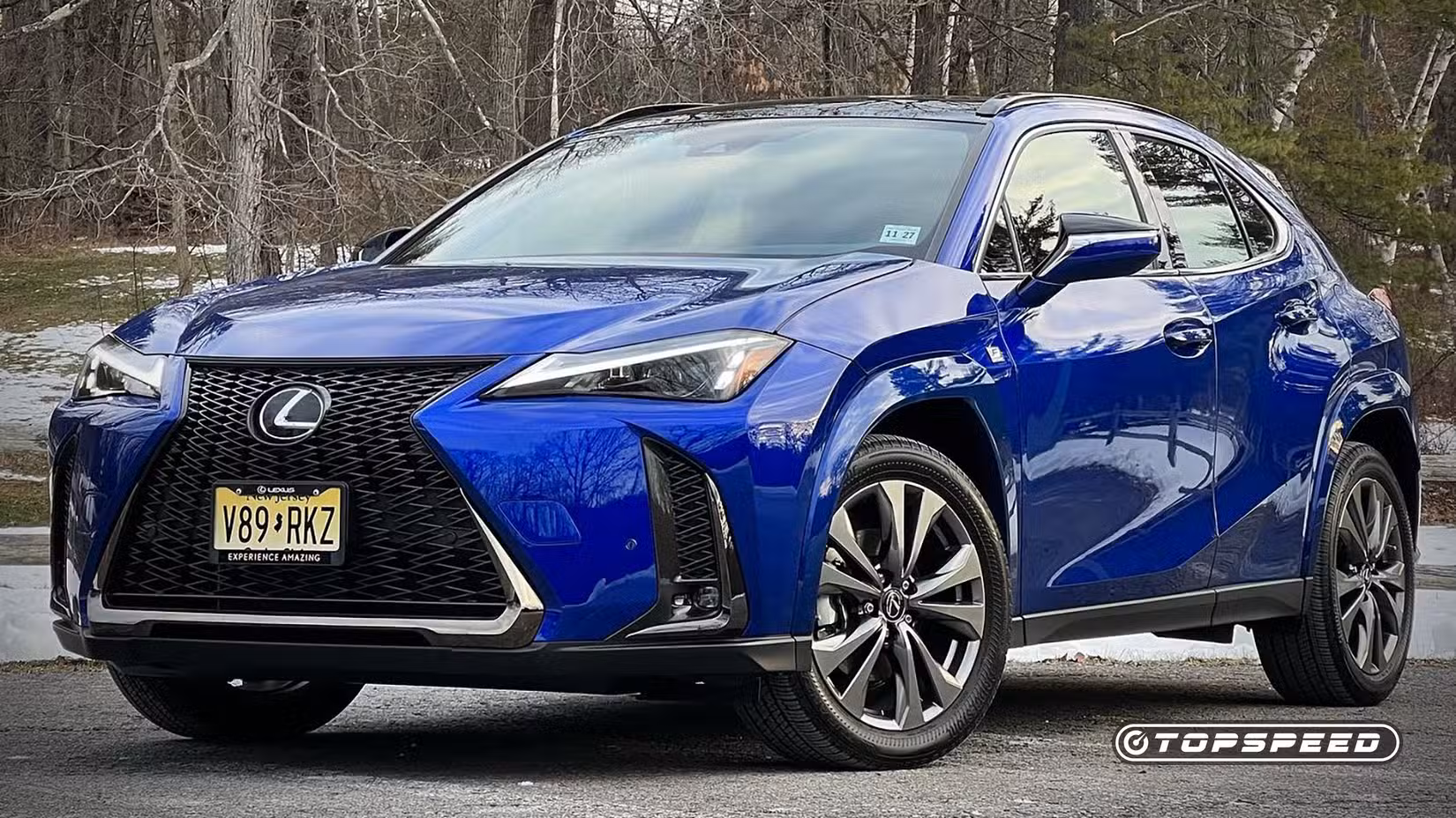 Ultrasonic Blue Mica 2.0 UX 250h F SPORT Handling front 3/4