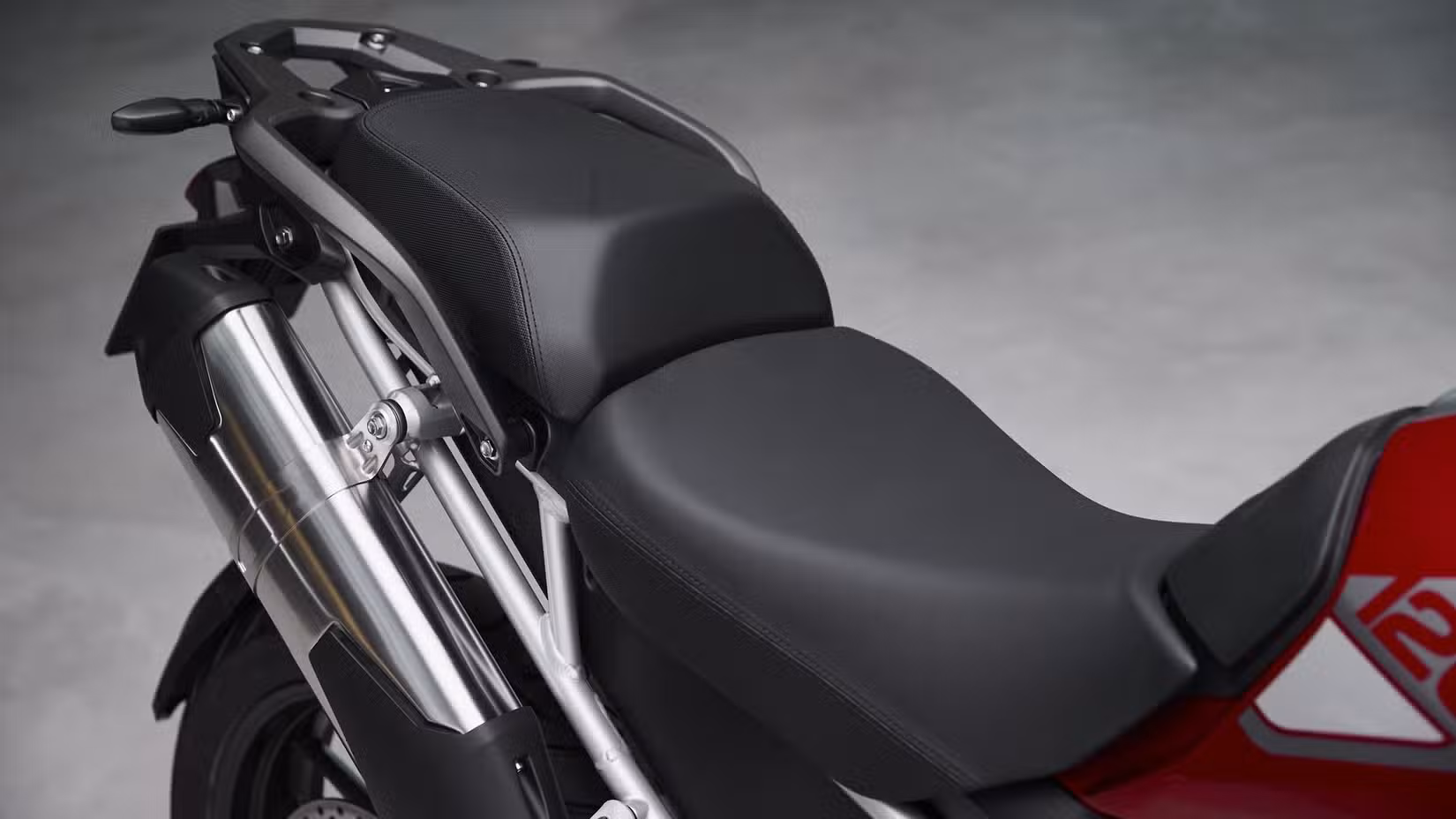 2024 Triumph Tiger 1200 GT Pro rear shot showing seat