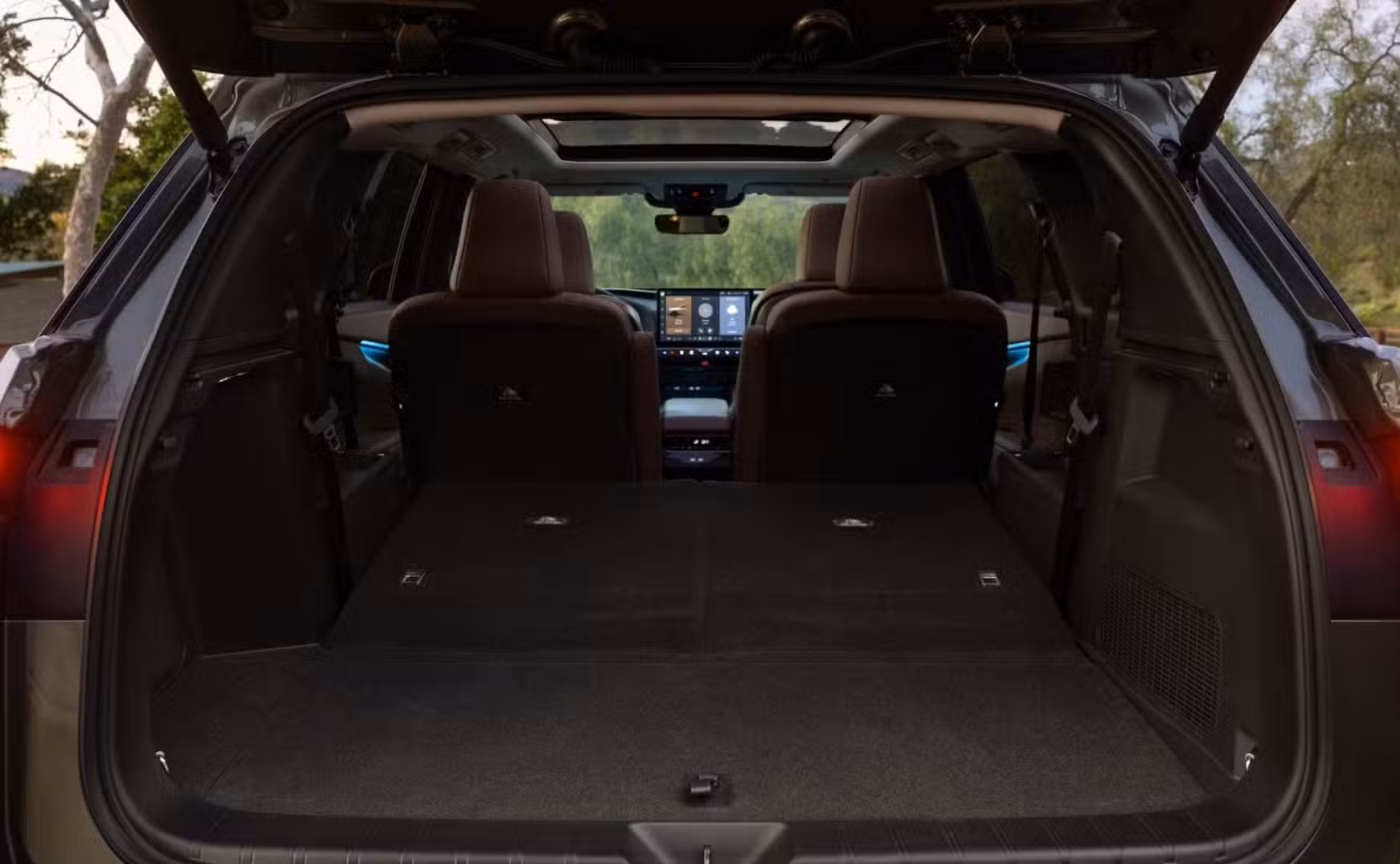 2027 Lexus TZ rear shot showing trunk space