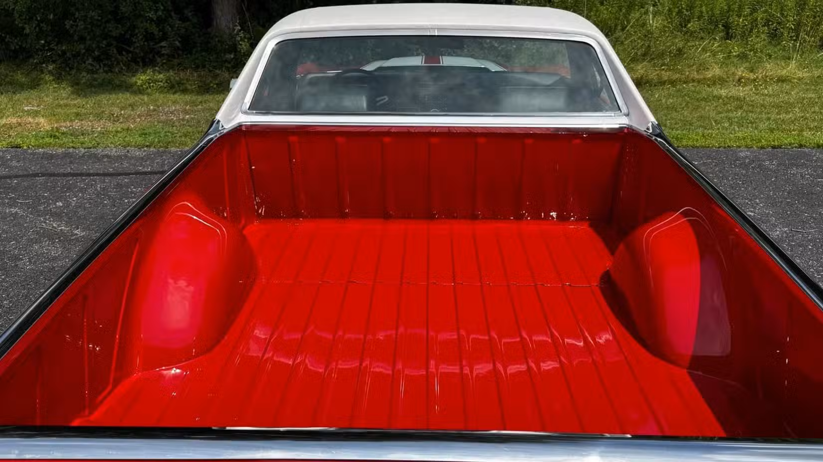 1972 Chevrolet El Camino rear shot showing bed