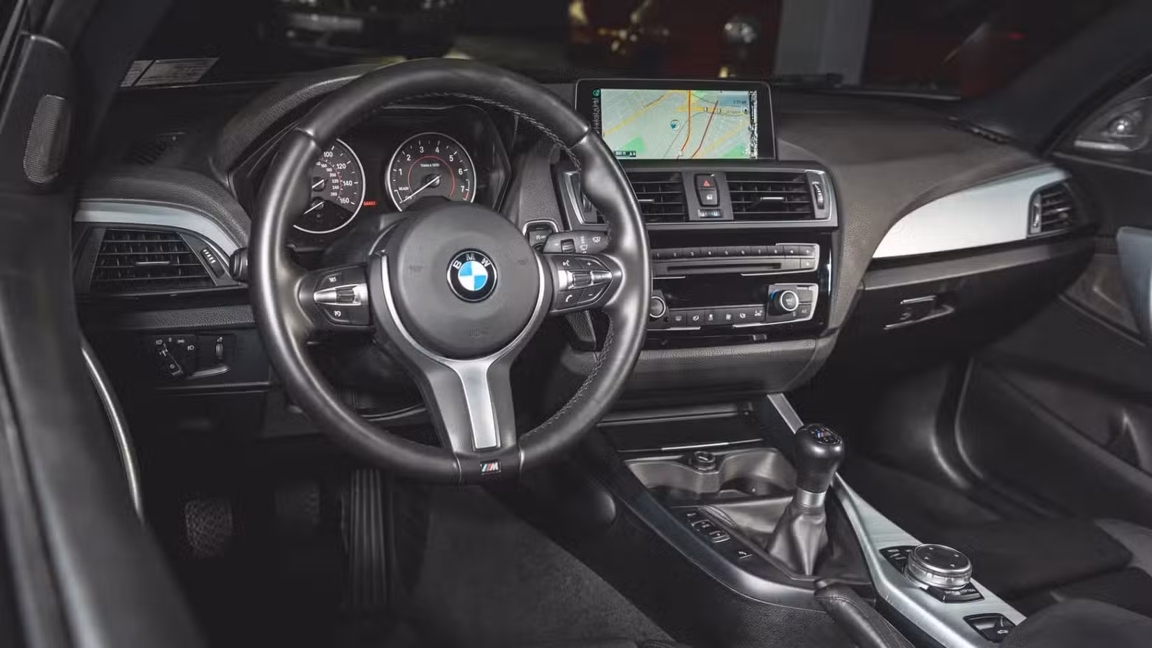 2015 BMW M235i interior shot showing dash