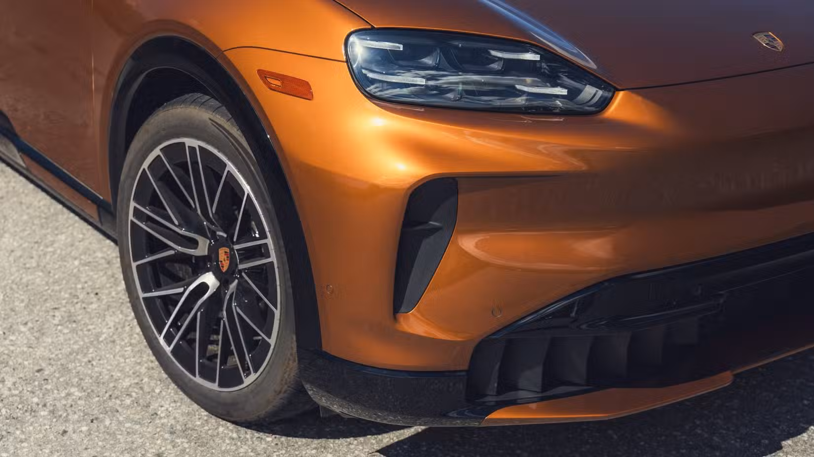 2026 Porsche Cayenne Turbo Electric front close-up