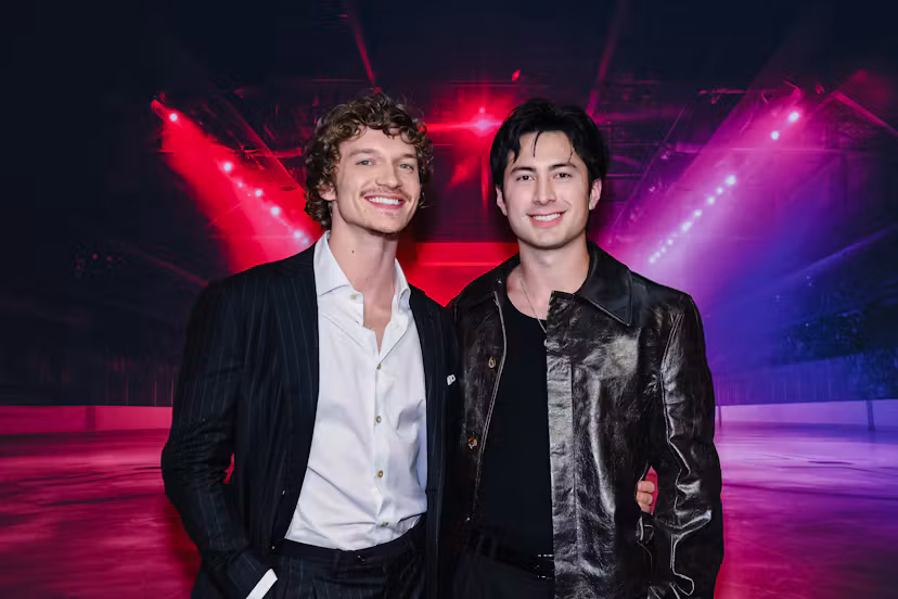  Connor Storrie and Hudson Williams attend the premiere of 