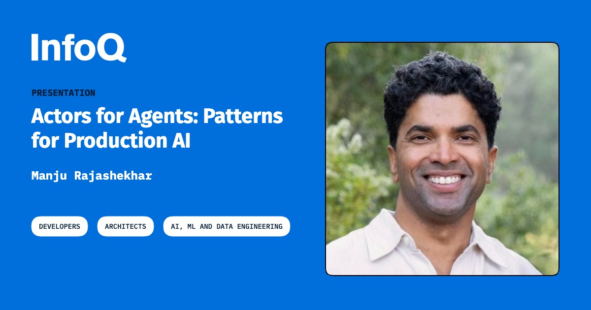 Actors for Agents: Patterns for Production AI