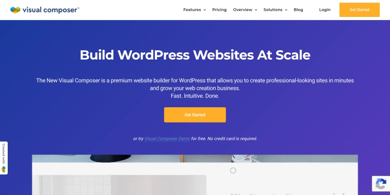 Visual Composer page builder