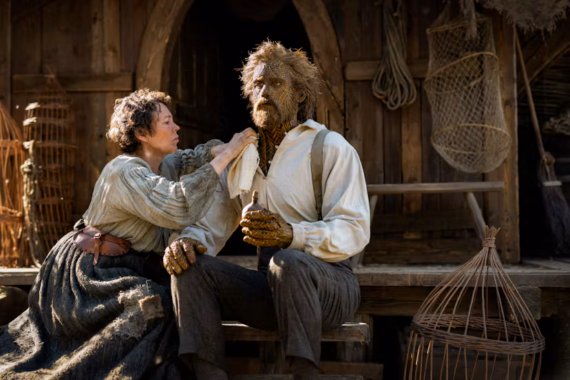 The 'Wicker' Wicker Husband costume that Alexander Skarsgård wore was multi-layered.