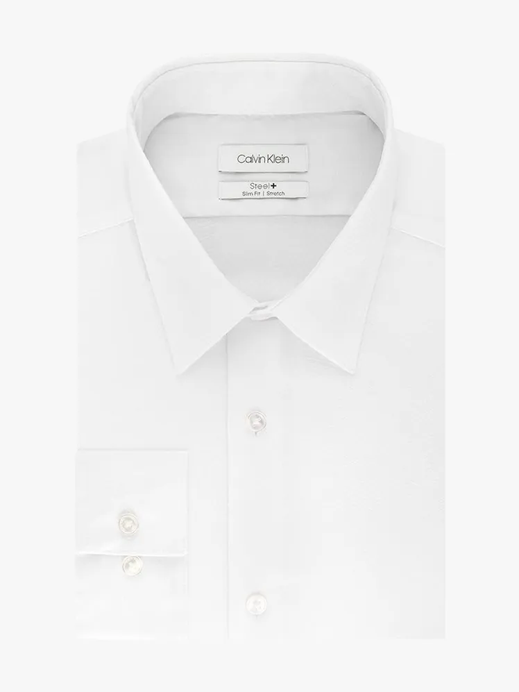 Slim-Fit Non-Iron Stretch Dress Shirt