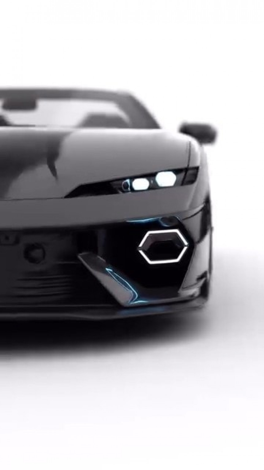 Lamborghini Temerario Spyder \- Rendering