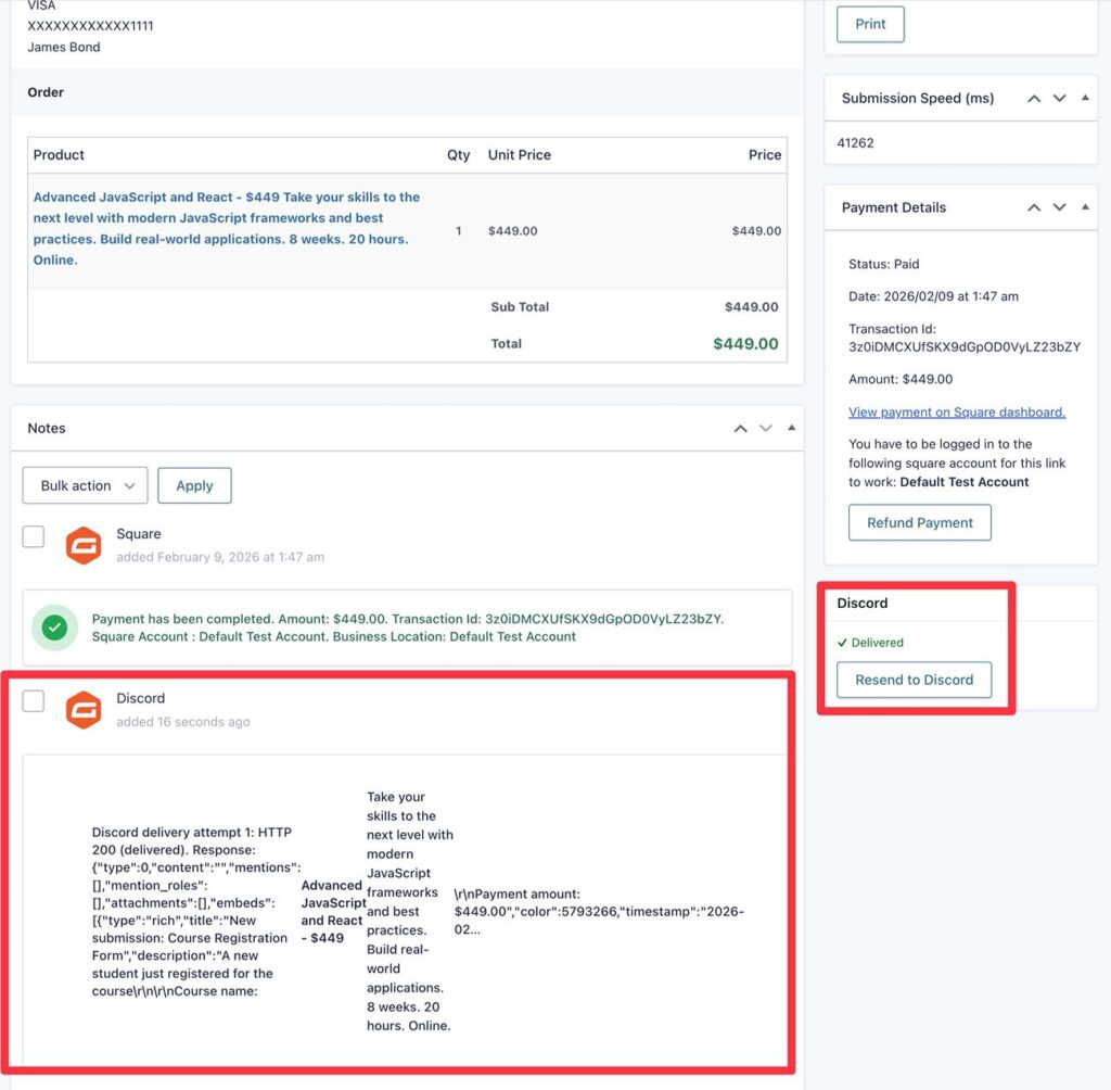Monitor WordPress to Discord messages