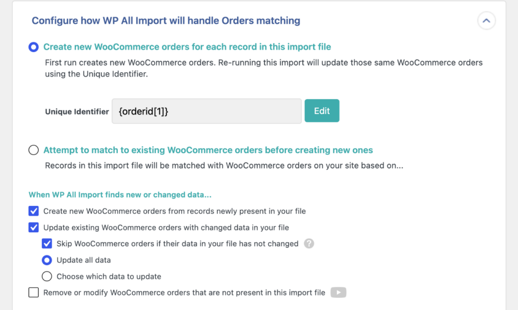wp-all-import-advanced-order-import-update-settings