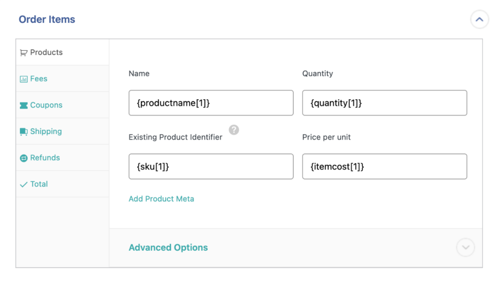 wp-all-import-order-items-products-tab-mapping